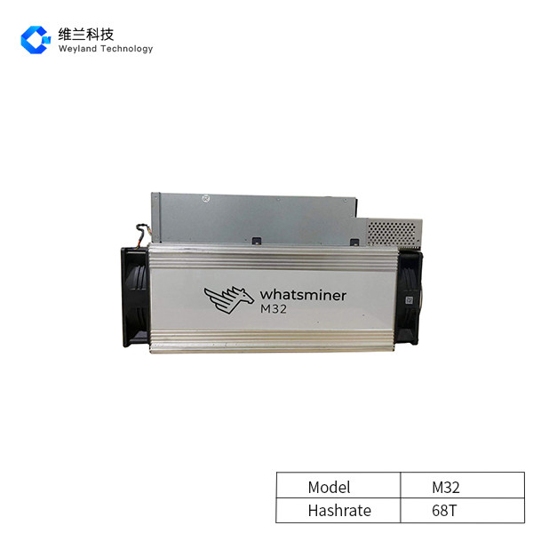 SHA 256 Microbt Whatsminer M32 68t 50W/T with Two cooling fans